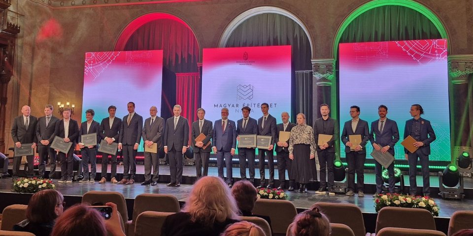 Díjátadások a Magyar Építészet Napja alkalmából