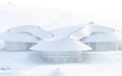 Látogatóközpont egy vulkánban