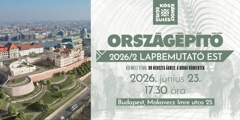 Országépítő folyóirat 2026/2 – Lapbemutató est